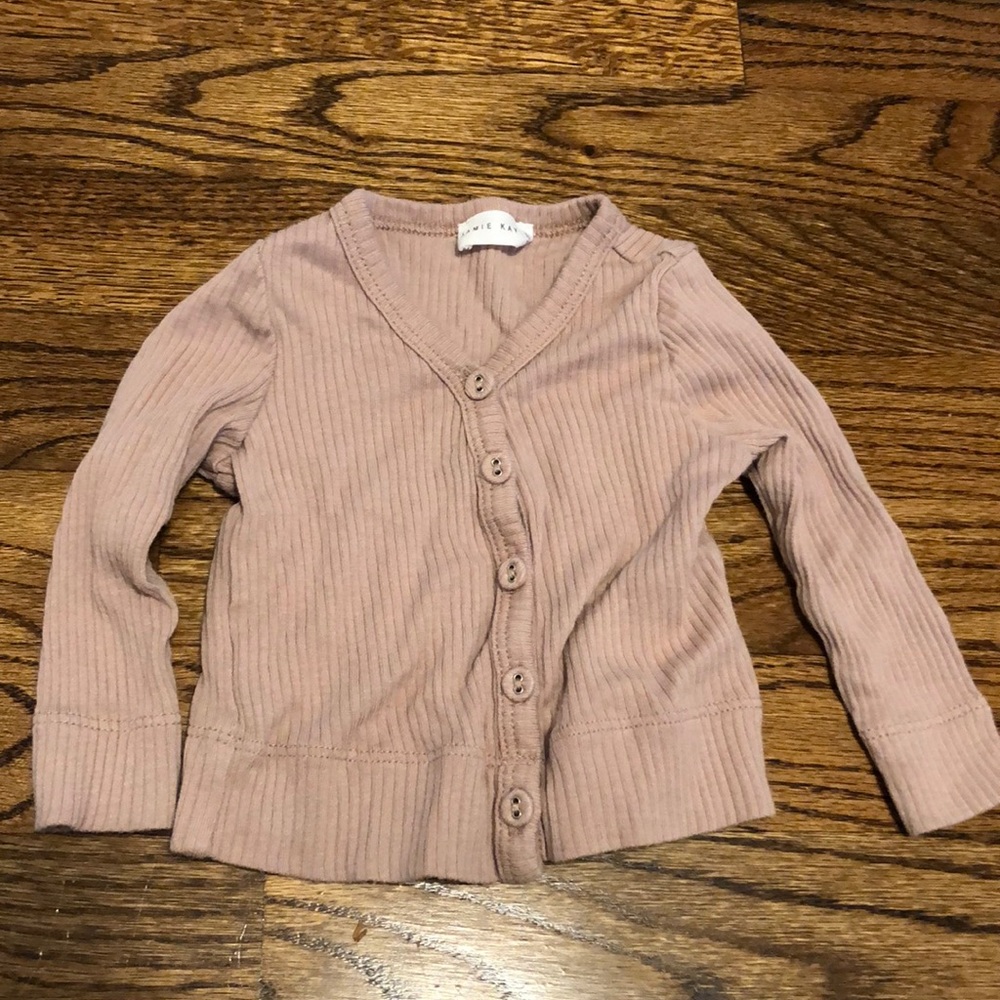Jamie Kay ribbed baby cardigan